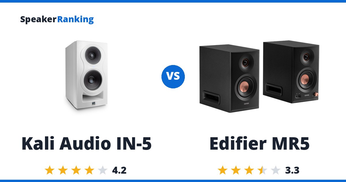 Kali Audio IN-5 vs Edifier MR5