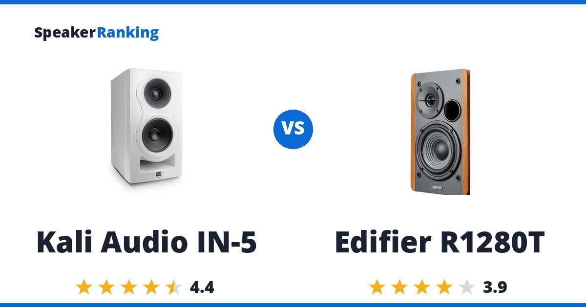 Kali Audio IN-5 vs Edifier R1280T