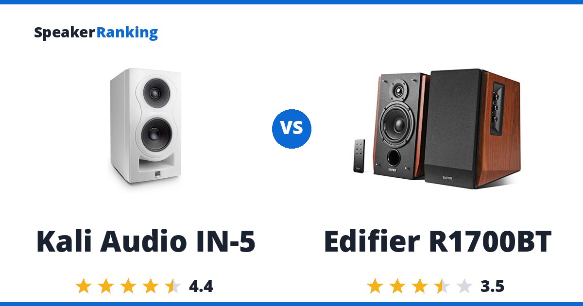 Kali Audio IN-5 vs Edifier R1700BT