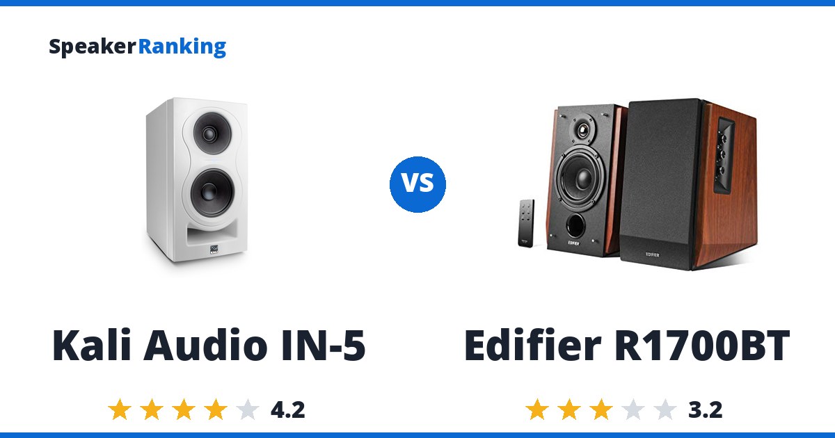 Kali Audio IN-5 vs Edifier R1700BT