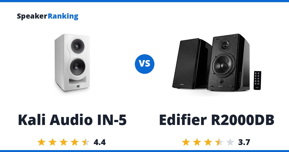 Kali Audio IN-5 vs Edifier R2000DB