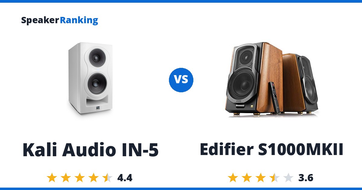 Kali Audio IN-5 vs Edifier S1000MKII