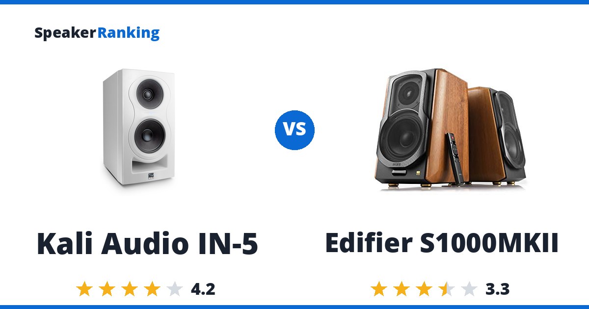 Kali Audio IN-5 vs Edifier S1000MKII