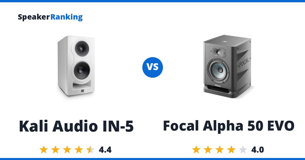 Kali Audio IN-5 vs Focal Alpha 50 EVO