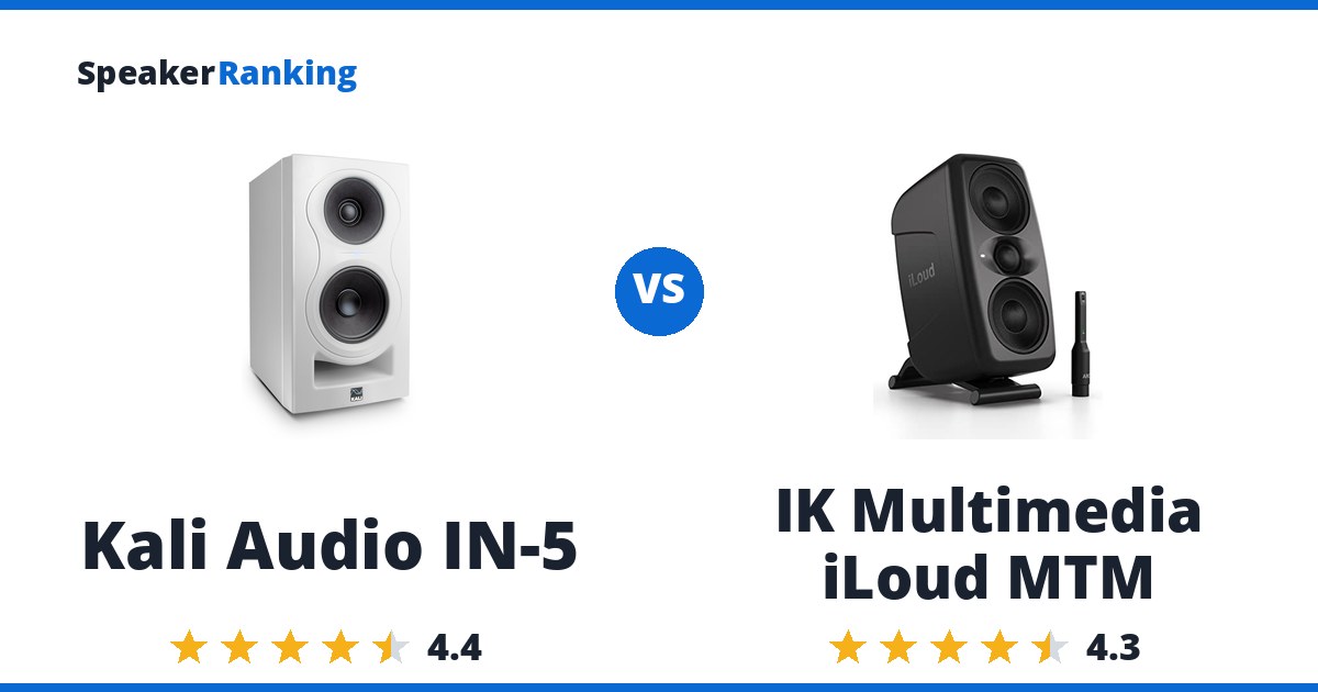Kali Audio IN-5 vs IK Multimedia iLoud MTM