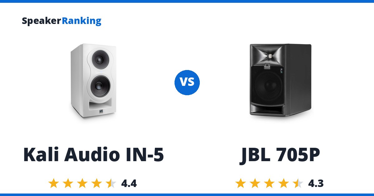 Kali Audio IN-5 vs JBL 705P