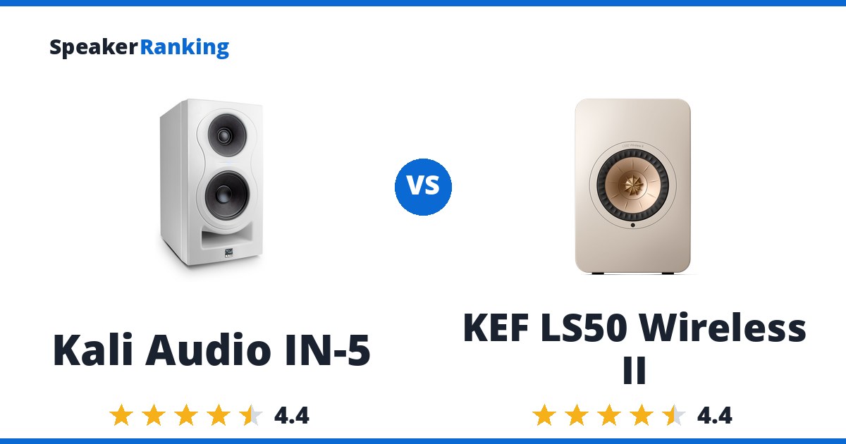 Kali Audio IN-5 vs KEF LS50 Wireless II