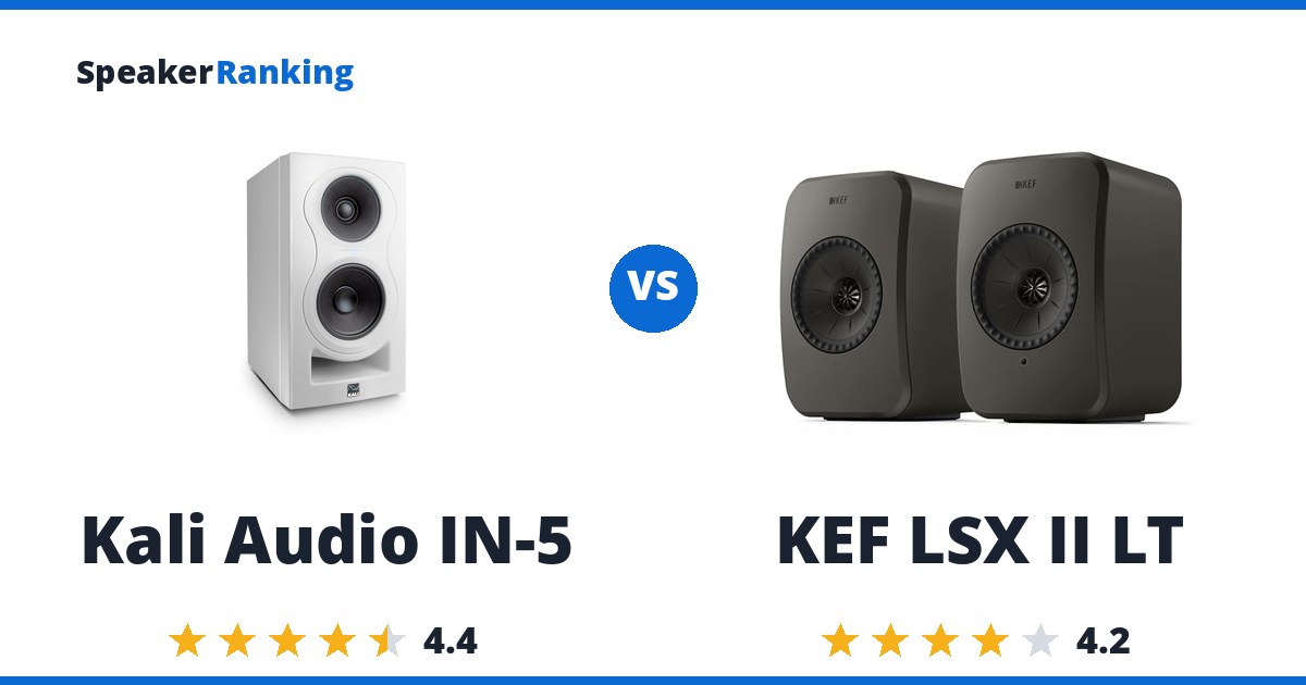 Kali Audio IN-5 vs KEF LSX II LT