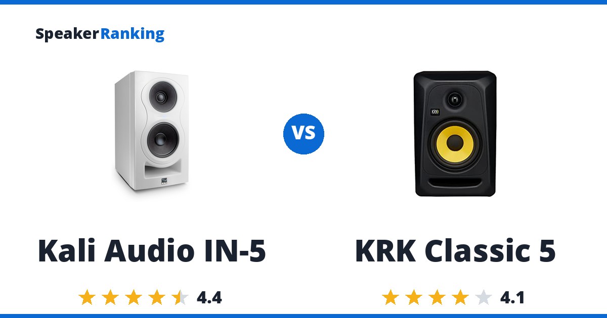 Kali Audio IN-5 vs KRK Classic 5