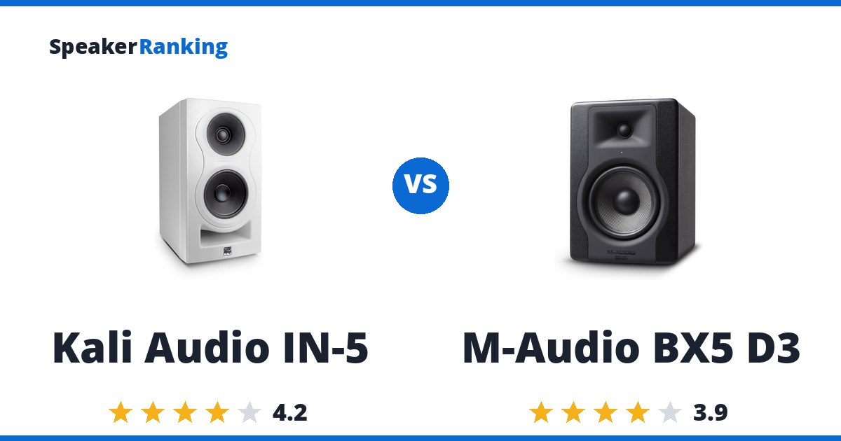 Kali Audio IN-5 vs M-Audio BX5 D3