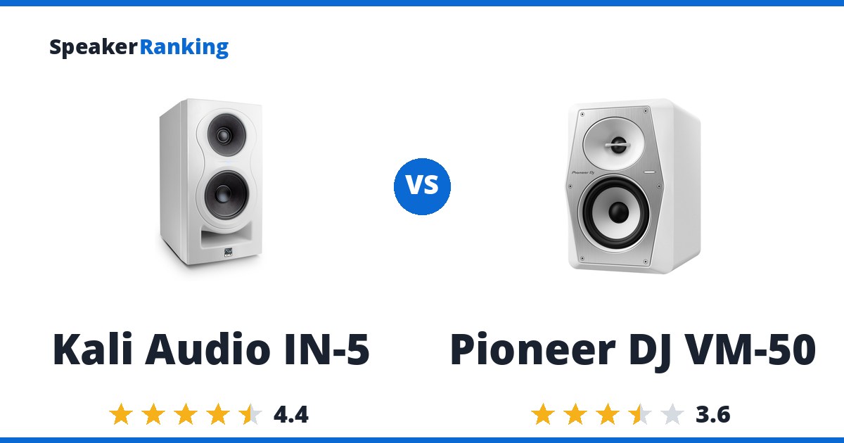 Kali Audio IN-5 vs Pioneer DJ VM-50