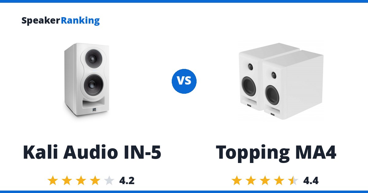 Kali Audio IN-5 vs Topping MA4