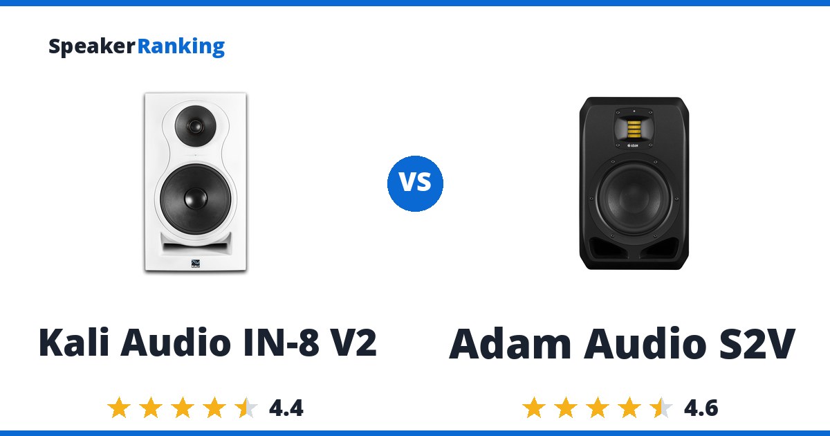 Kali Audio IN-8 V2 vs Adam Audio S2V