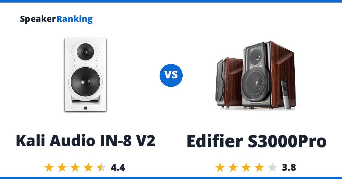 Kali Audio IN-8 V2 vs Edifier S3000Pro
