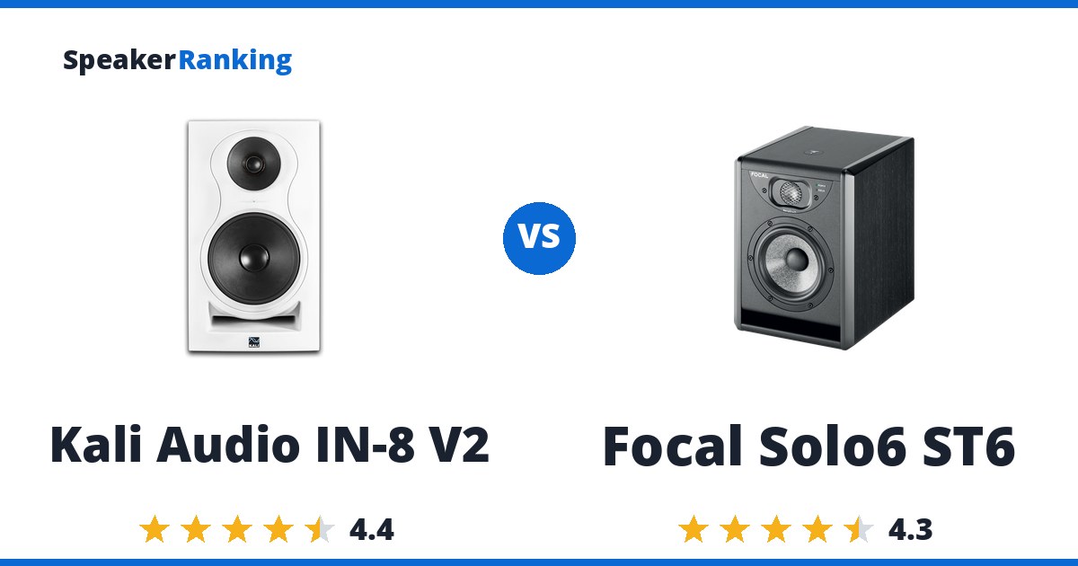 Kali Audio IN-8 V2 vs Focal Solo6 ST6
