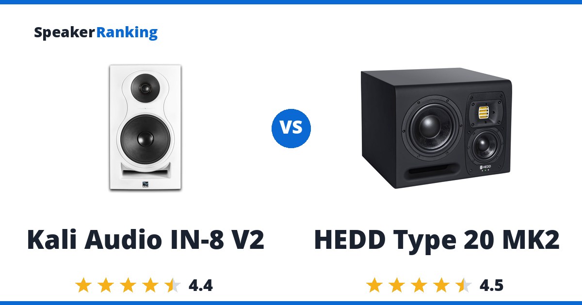 Kali Audio IN-8 V2 vs HEDD Type 20 MK2