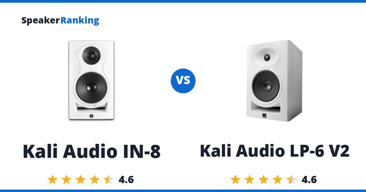Kali Audio IN-8 vs Kali Audio LP-6 V2