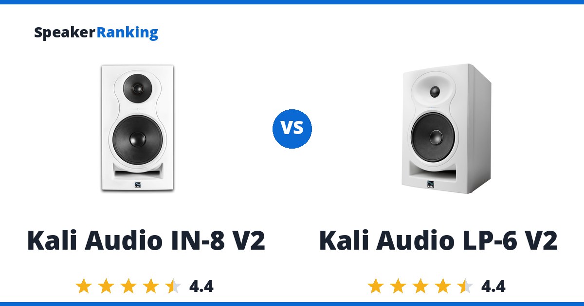 Kali Audio IN-8 V2 vs Kali Audio LP-6 V2