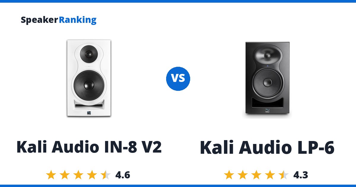 Kali Audio IN-8 V2 vs Kali Audio LP-6