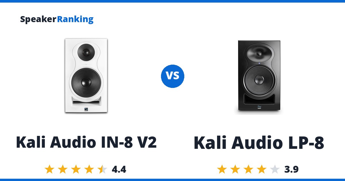 Kali Audio IN-8 V2 vs Kali Audio LP-8