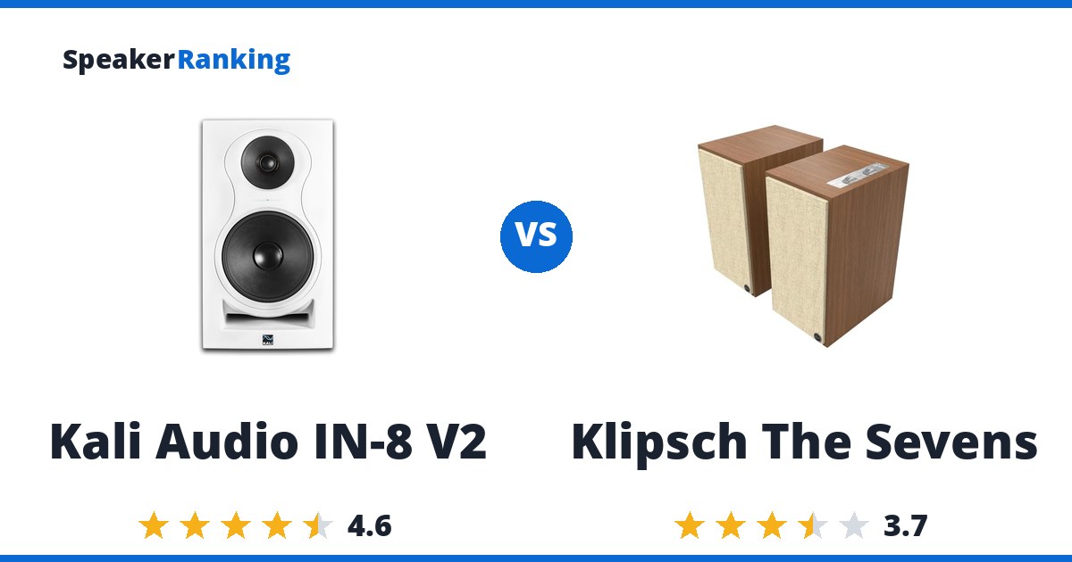 Kali Audio IN-8 V2 vs Klipsch The Sevens