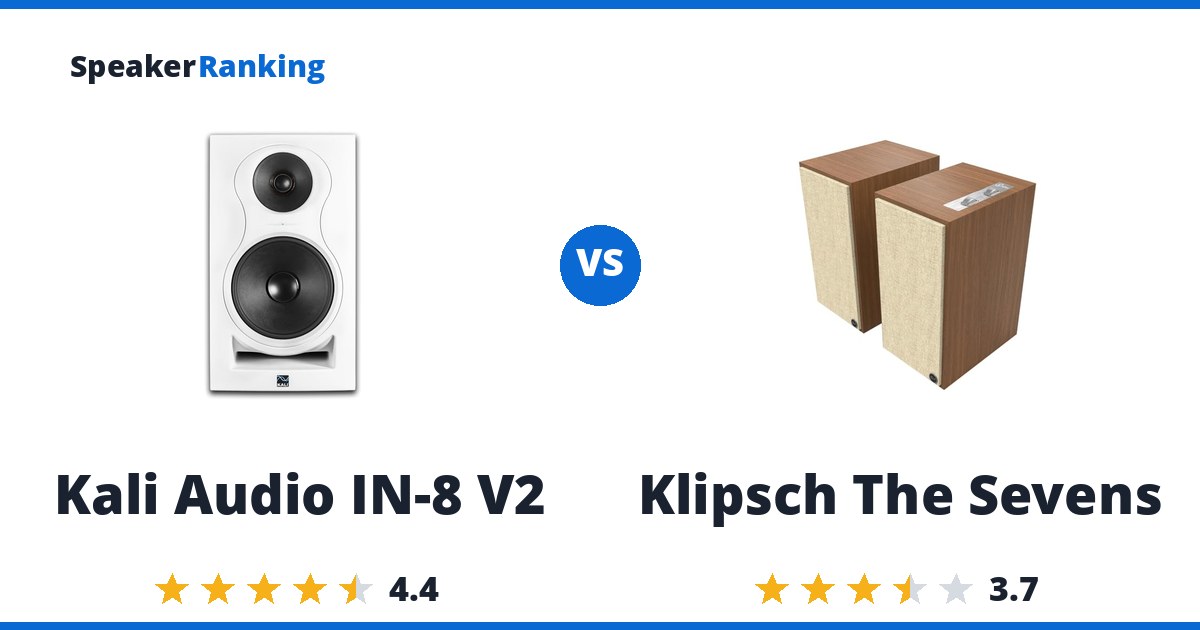 Kali Audio IN-8 V2 vs Klipsch The Sevens