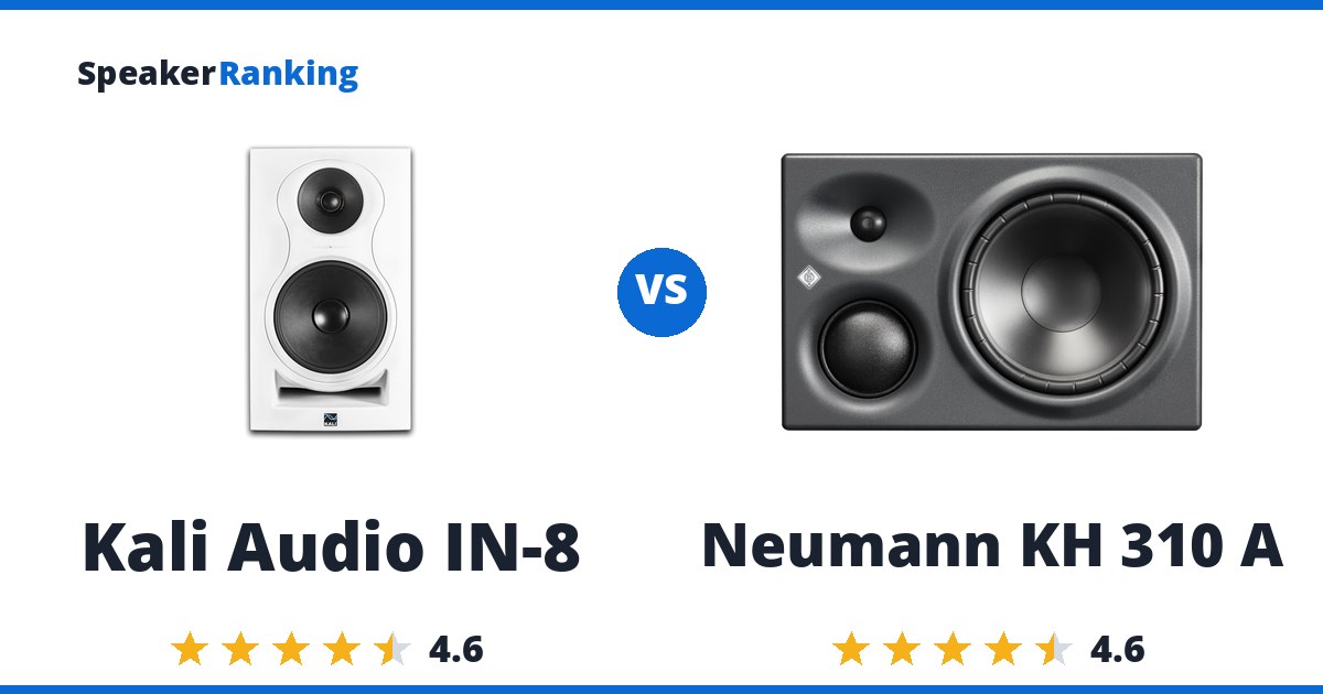 Kali Audio IN-8 vs Neumann KH 310 A