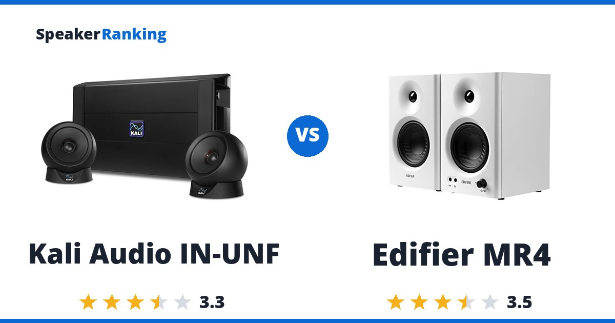 Kali Audio IN-UNF vs Edifier MR4