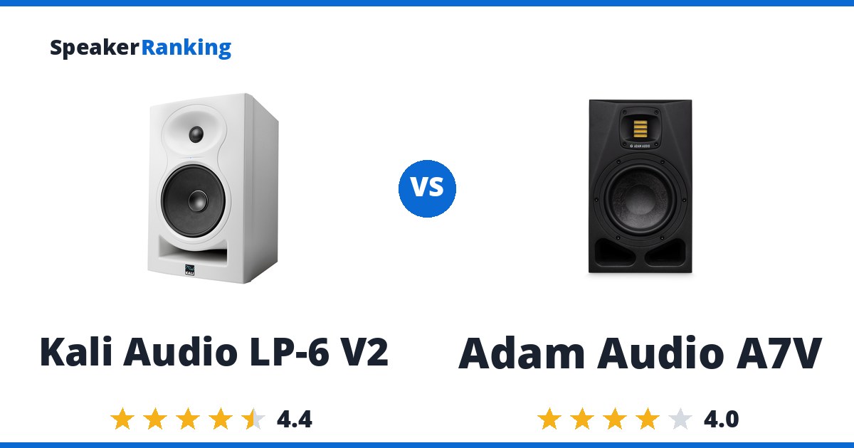 Kali Audio LP-6 V2 vs Adam Audio A7V