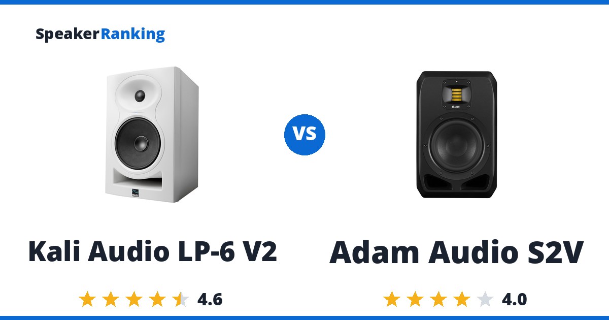 Kali Audio LP-6 V2 vs Adam Audio S2V