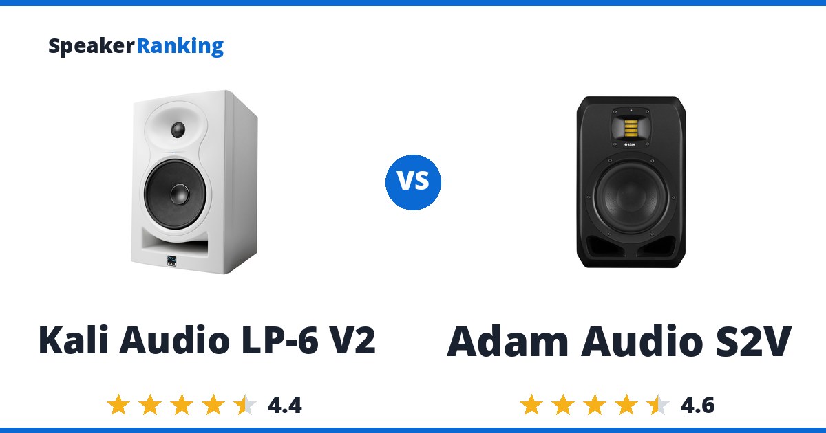 Kali Audio LP-6 V2 vs Adam Audio S2V