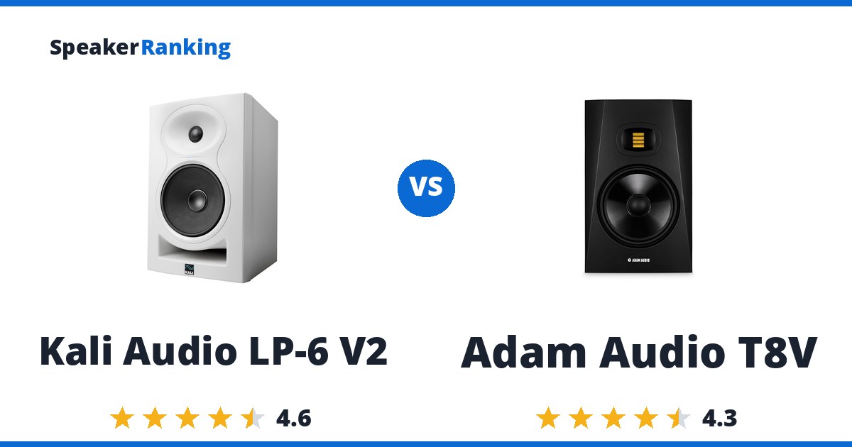 Kali Audio LP-6 V2 vs Adam Audio T8V