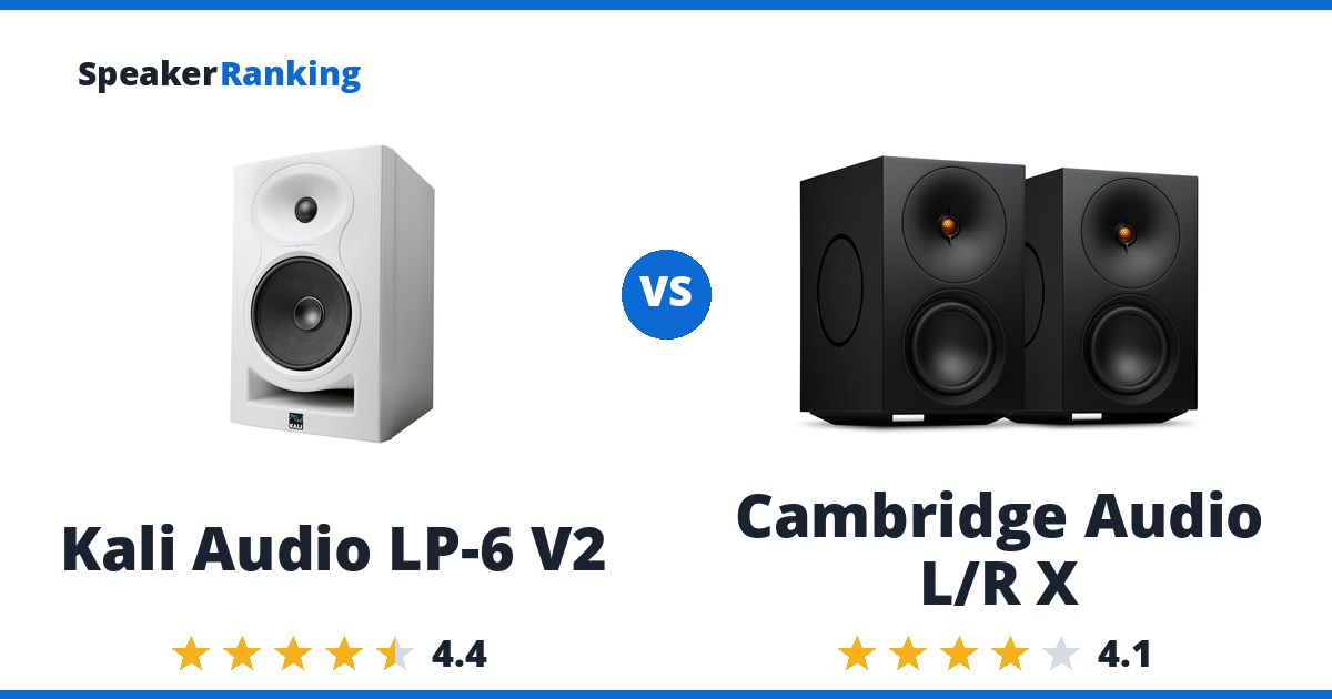 Kali Audio LP-6 V2 vs Cambridge Audio L/R X
