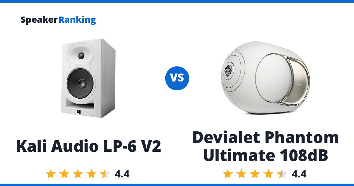 Kali Audio LP-6 V2 vs Devialet Phantom Ultimate 108dB