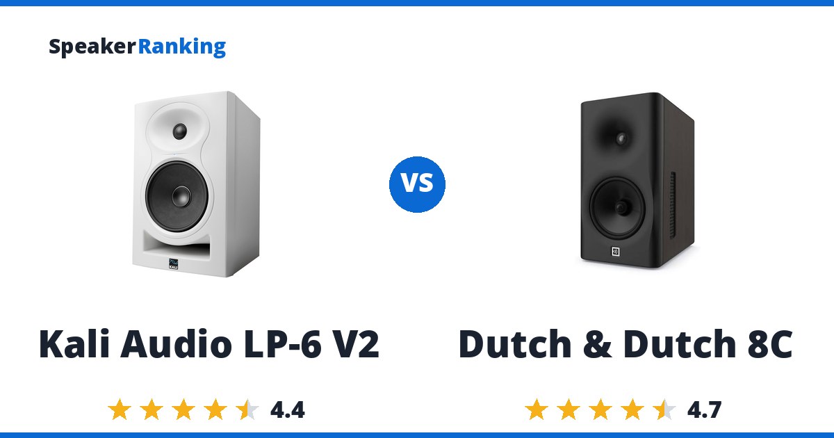 Kali Audio LP-6 V2 vs Dutch & Dutch 8C