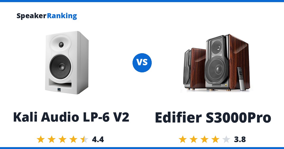 Kali Audio LP-6 V2 vs Edifier S3000Pro