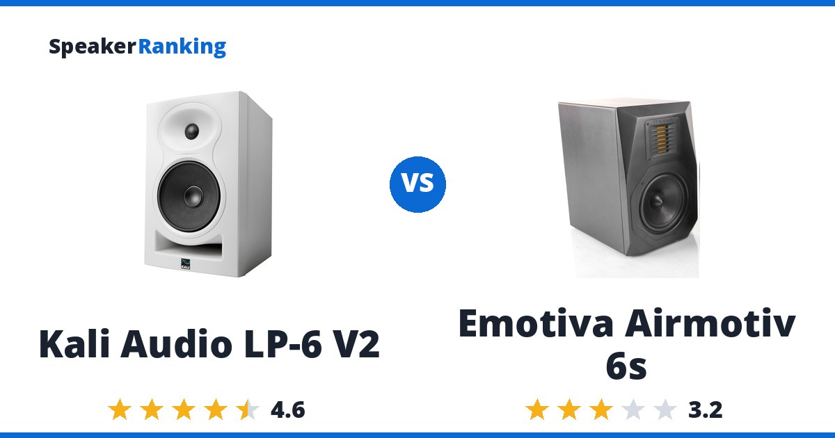 Kali Audio LP-6 V2 vs Emotiva Airmotiv 6s
