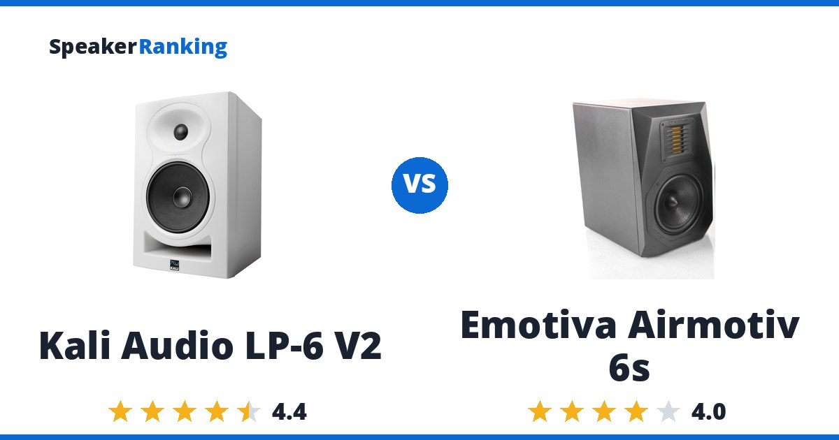 Kali Audio LP-6 V2 vs Emotiva Airmotiv 6s