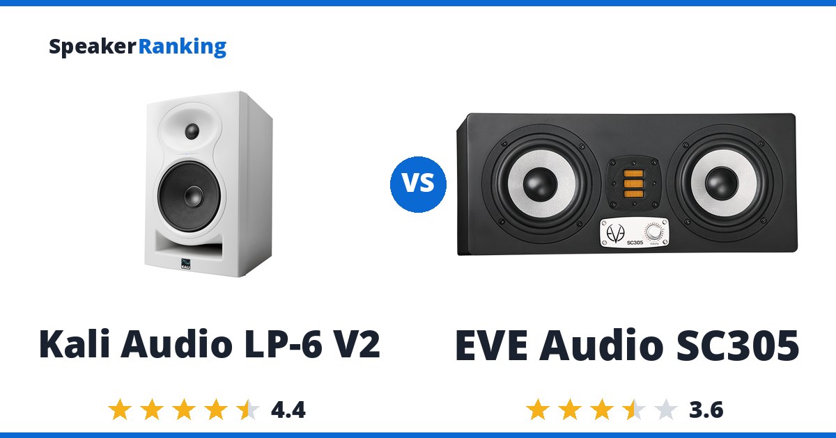 Kali Audio LP-6 V2 vs EVE Audio SC305