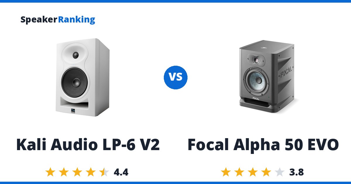 Kali Audio LP-6 V2 vs Focal Alpha 50 EVO