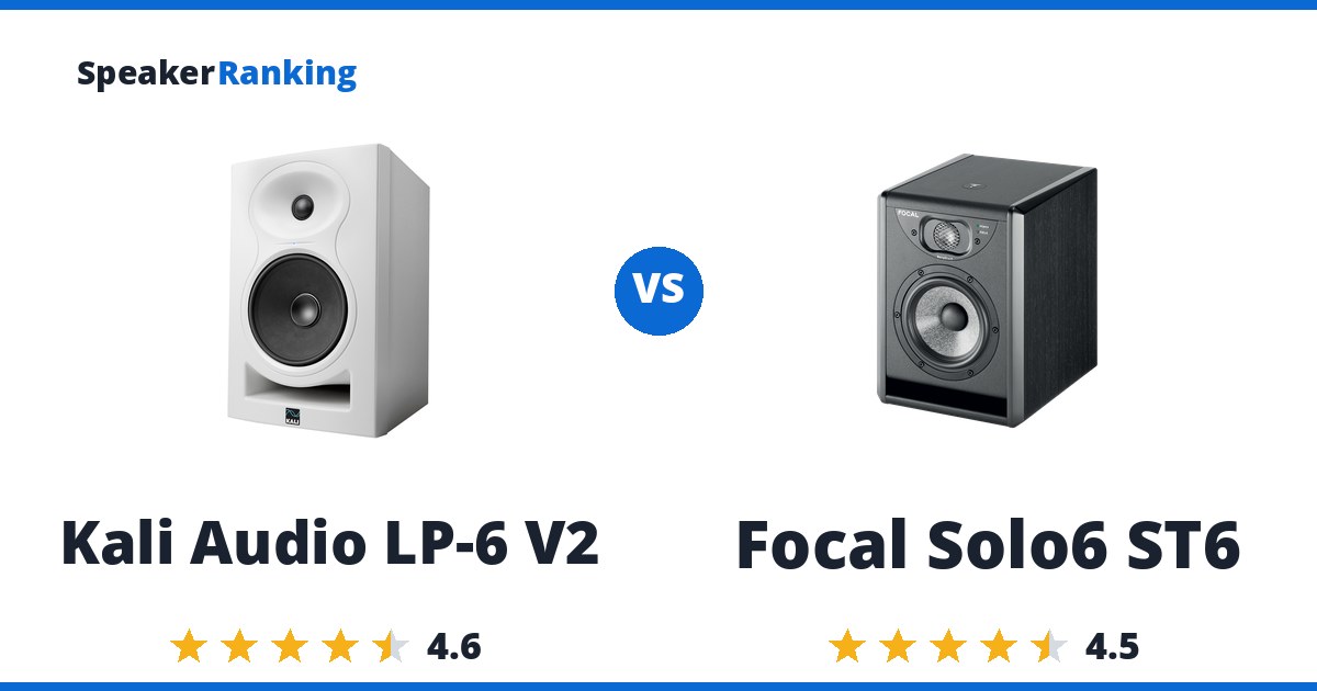 Kali Audio LP-6 V2 vs Focal Solo6 ST6
