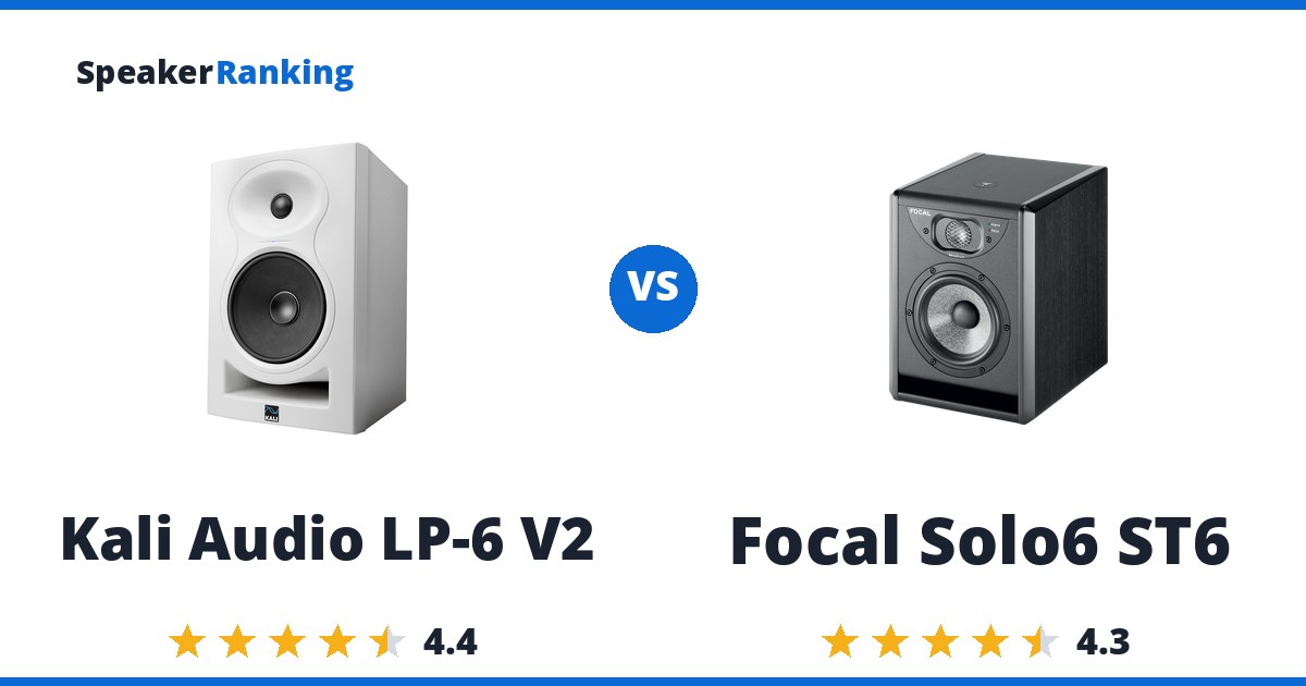 Kali Audio LP-6 V2 vs Focal Solo6 ST6