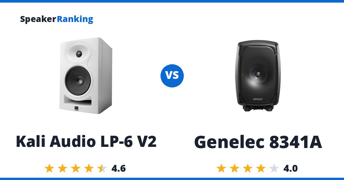 Kali Audio LP-6 V2 vs Genelec 8341A