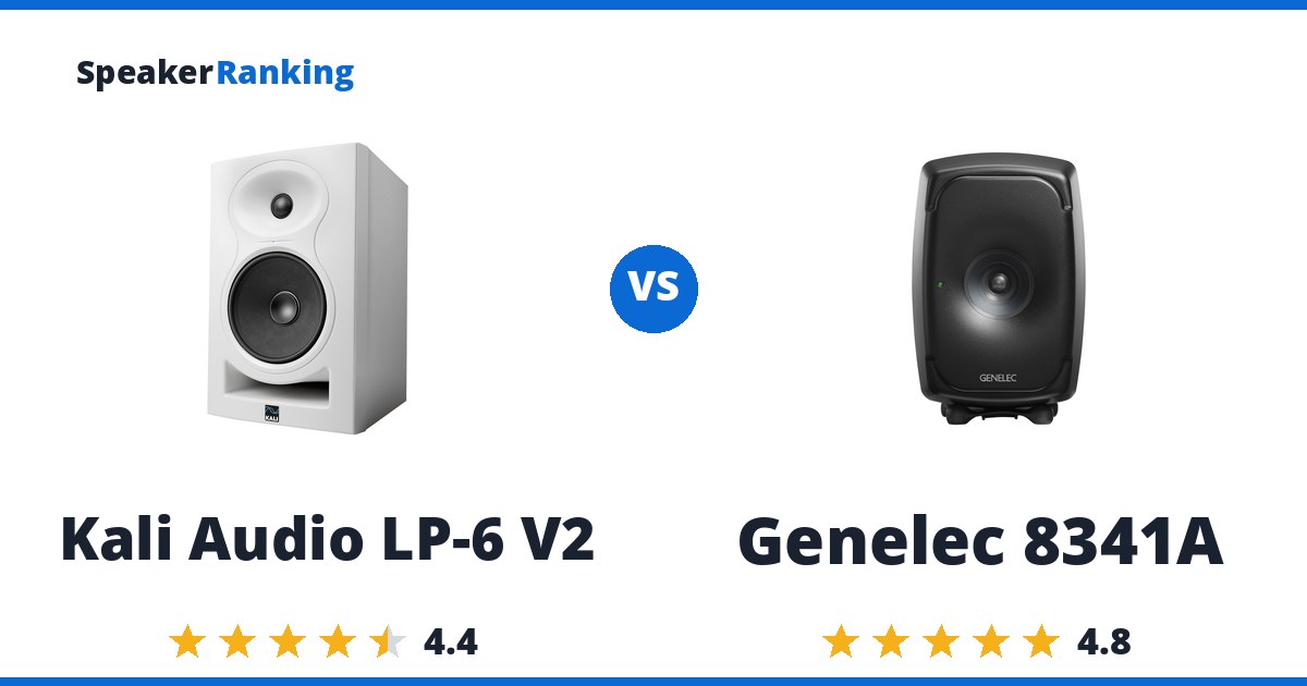 Kali Audio LP-6 V2 vs Genelec 8341A