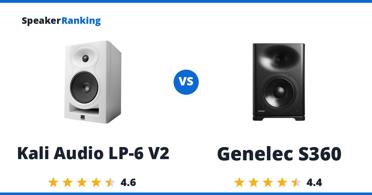 Kali Audio LP-6 V2 vs Genelec S360