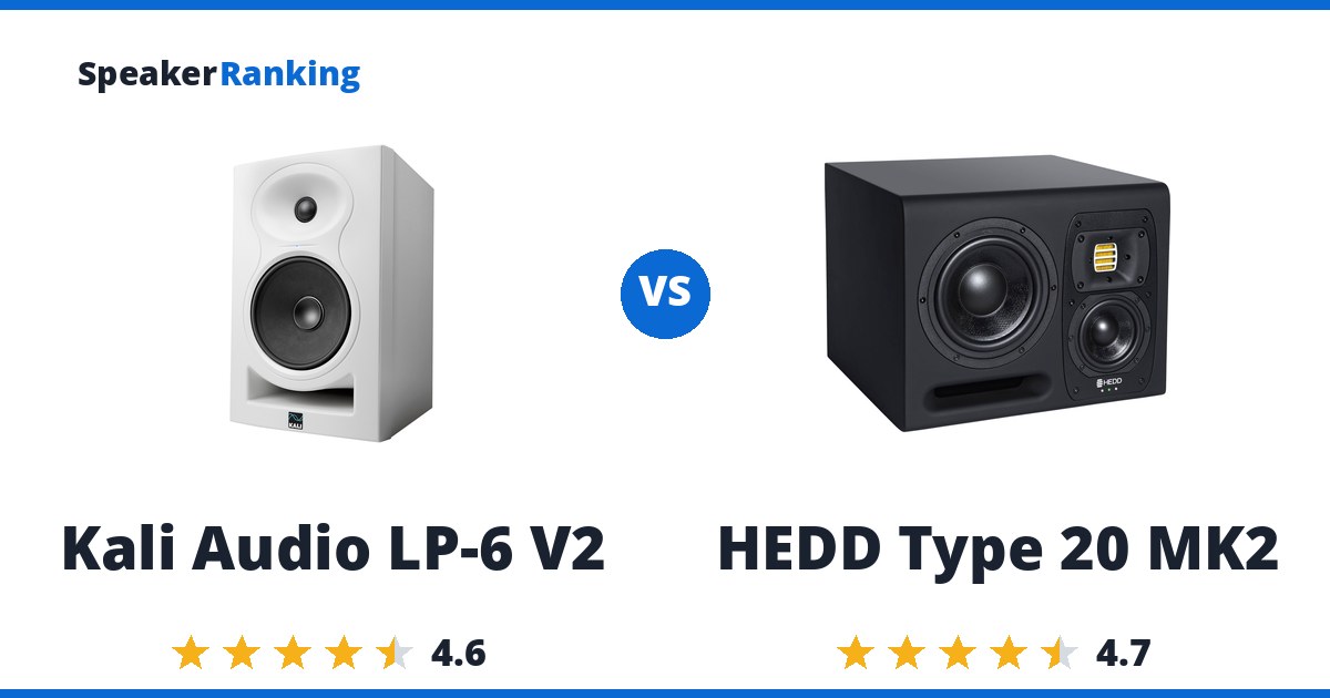 Kali Audio LP-6 V2 vs HEDD Type 20 MK2