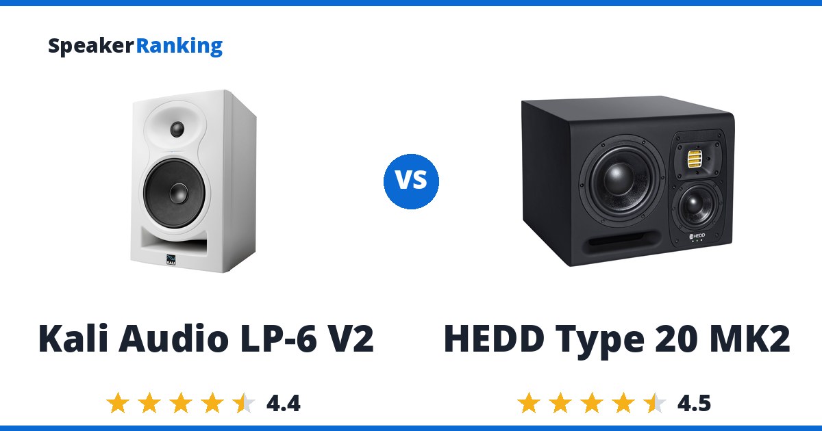 Kali Audio LP-6 V2 vs HEDD Type 20 MK2