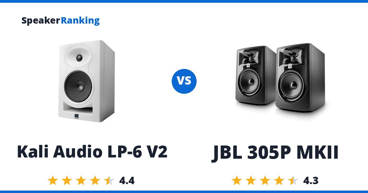 Kali Audio LP-6 V2 vs JBL 305P MKII