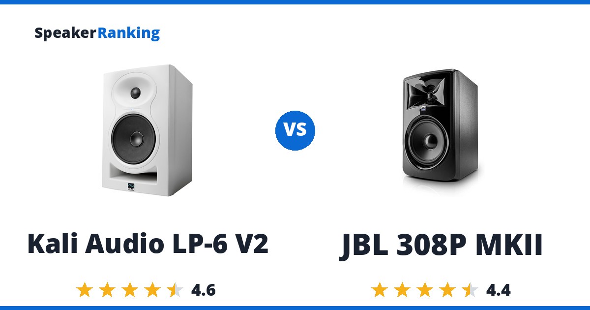 Kali Audio LP-6 V2 vs JBL 308P MKII