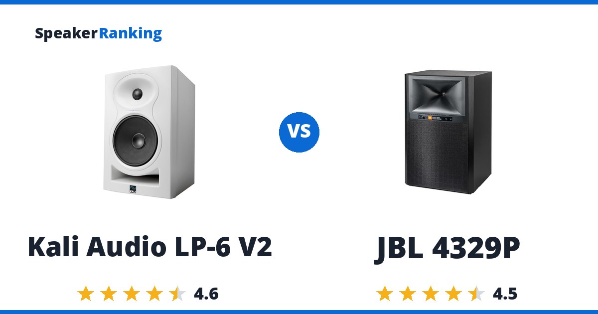 Kali Audio LP-6 V2 vs JBL 4329P